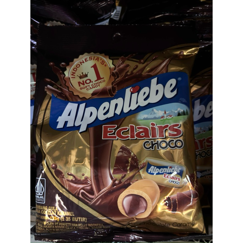 

Alpenliebe Candy Chocolate Caramel Eclairs 126gr