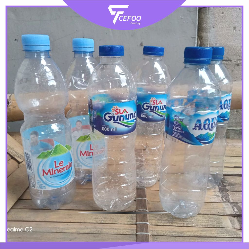 CEFOO | Botol Plastik Kosong 600ml