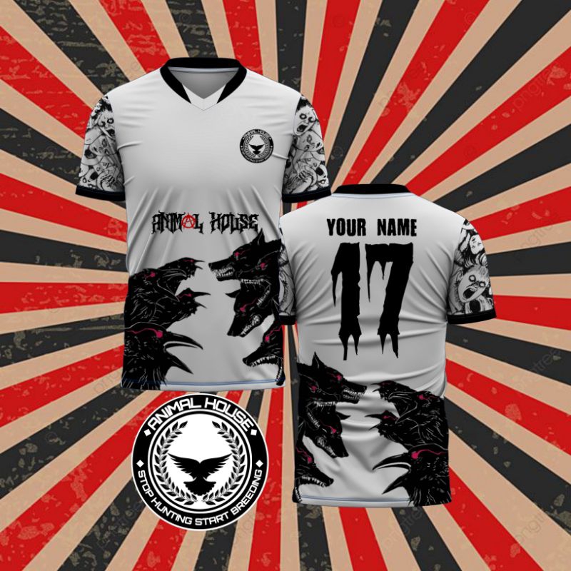 Jersey Futsal - Custom Nama# AnimalJersey