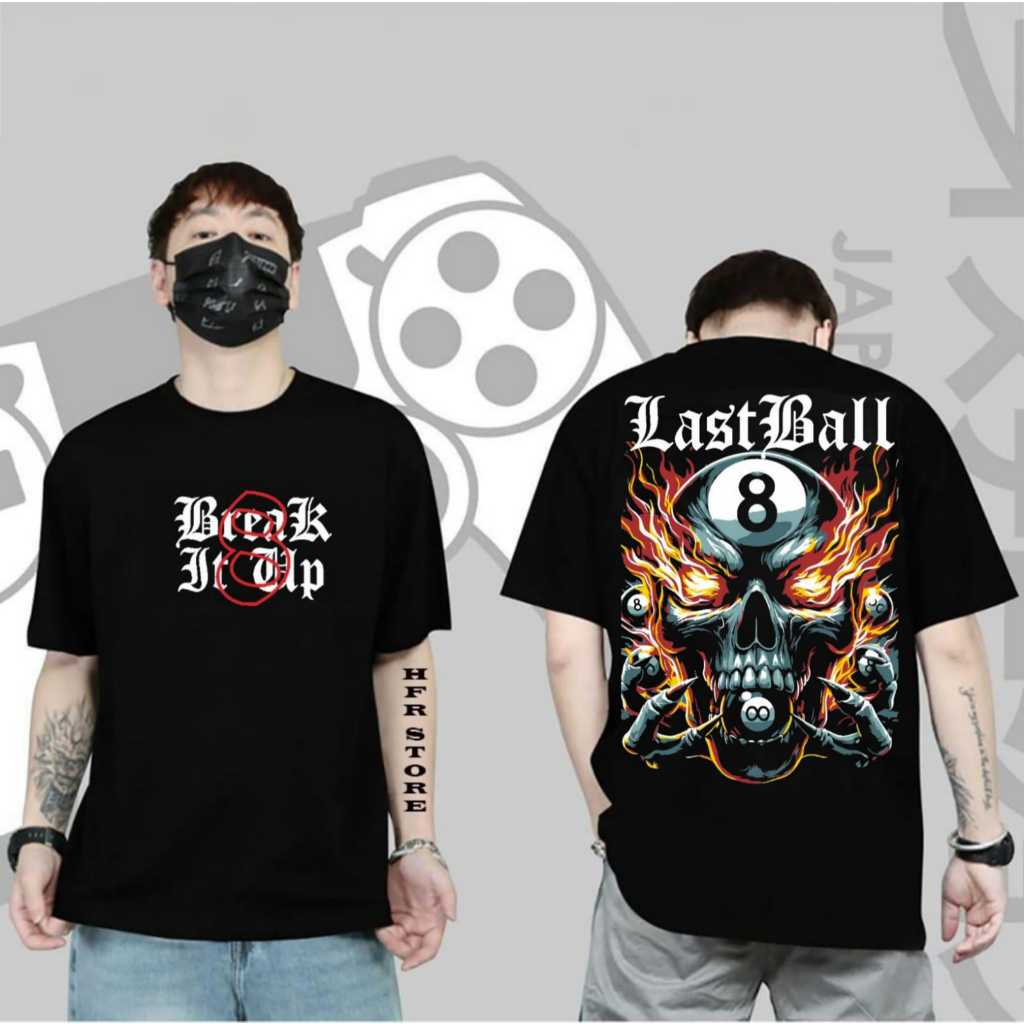 terlaris bisa bayar di tempat(cod)kaos pria lengan pendek kaos pria motif tengkorak lst bal kaos pri