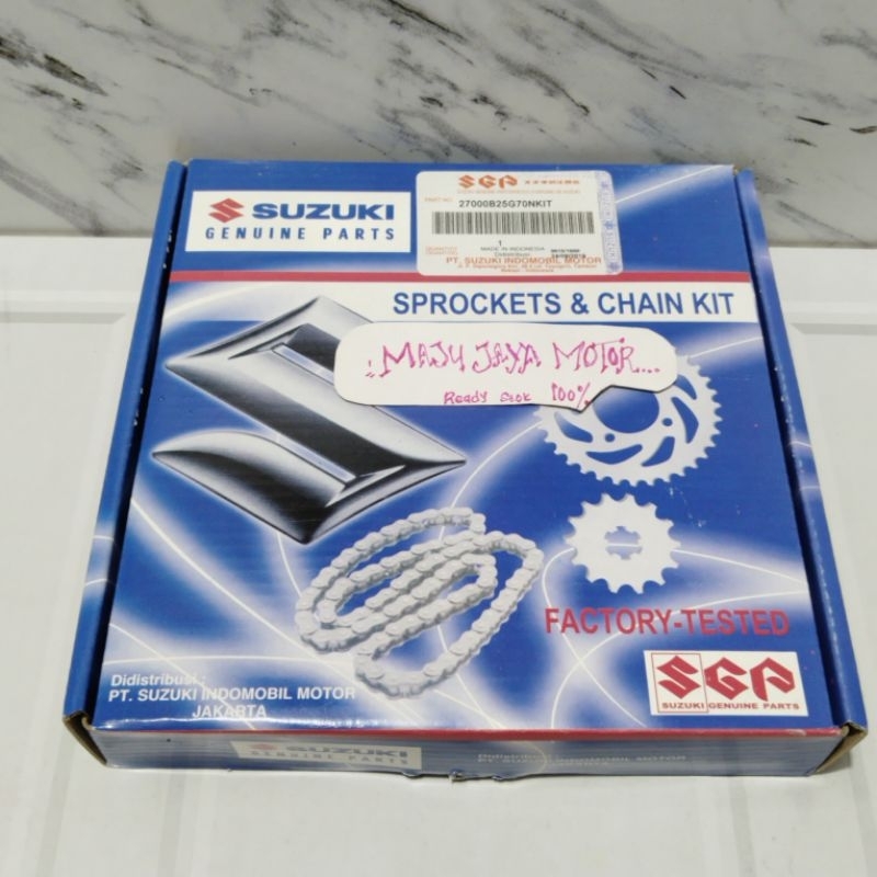 Harga promo gear set komplit SUZUKI Satria fu 150 karburator th 2010 kebawah SGP QUALITY