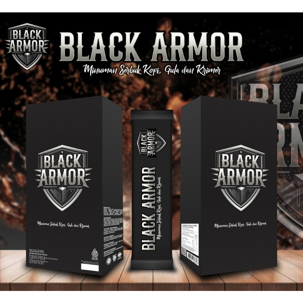 

Black Armor 1 BOX ISI 5 SCH Minuman Serbuk Kopi Gula dan Krim