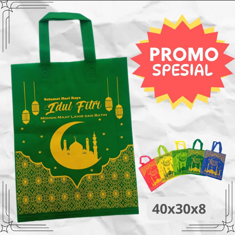 

PROMO!!! TAS PARSEL LEBARAN 40x30x8 PRESS 1 LUSIN (12pcs)