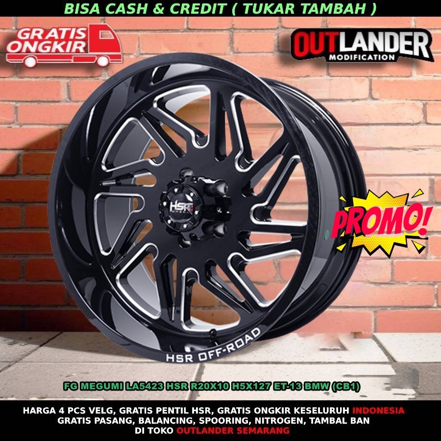 VELG MOBIL RACING RING 20 TYPE HSR FG MEGUMI R20X10 H 5X127 ET-13 BMW