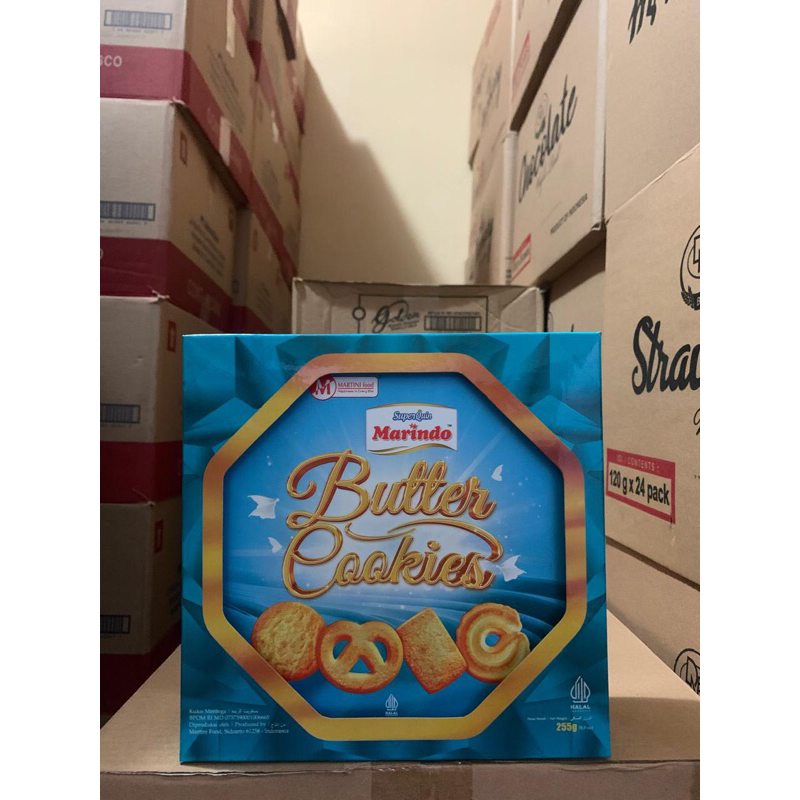 

Marindo Butter Cookies 255g (karton isi 6)