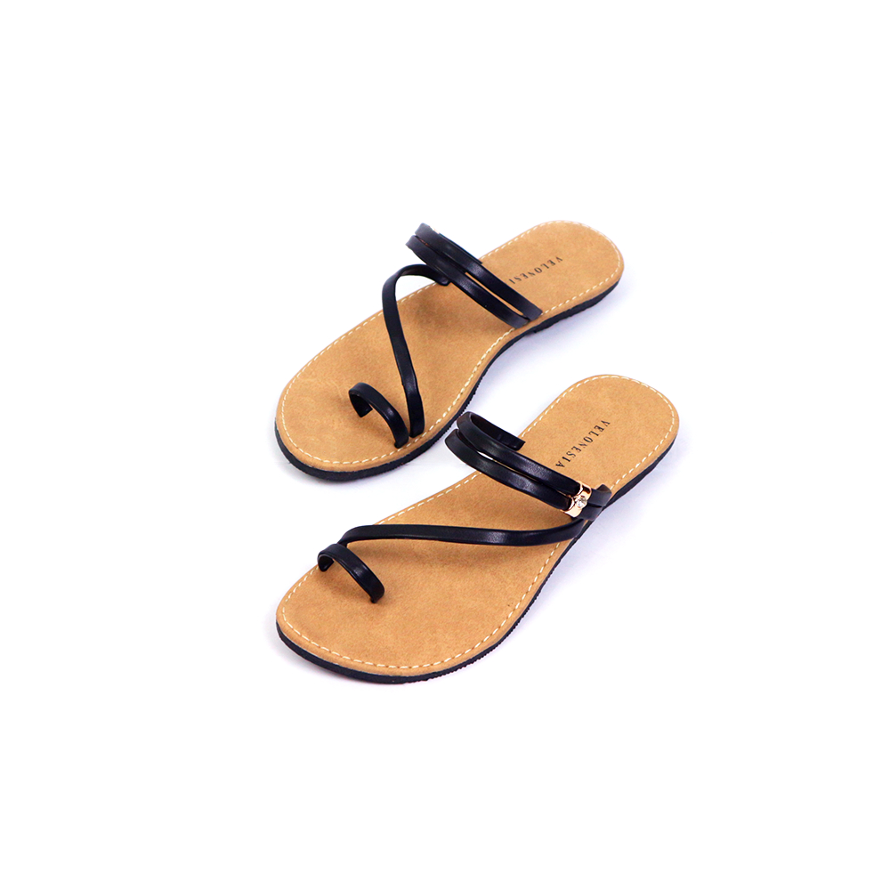 Velonesia Sandal Jepit Wanita Jepit Jempol Kekinian Sendal Jepit Wanita Ala Korea Anti Licin - Gilda