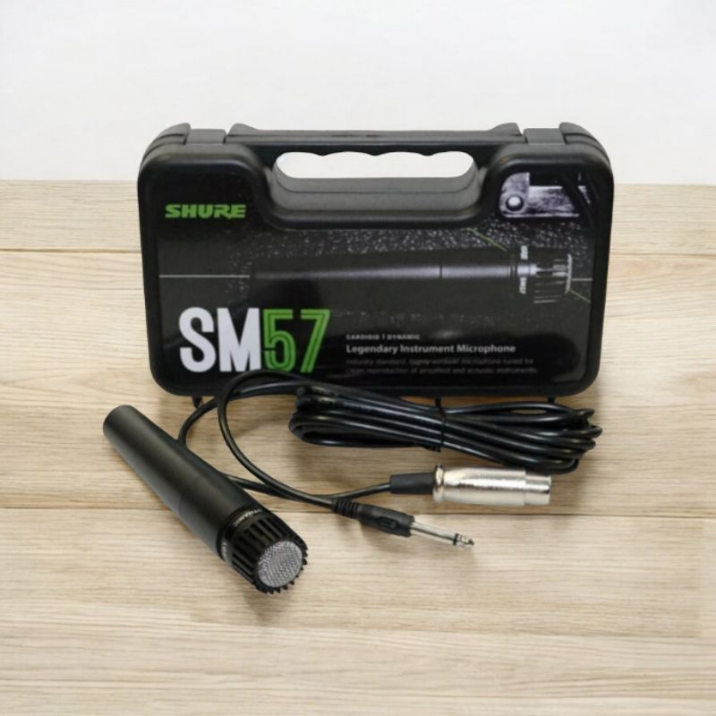 Mic Shure Sm57 Mikropon Kendang Sm 57 Mikrofon Imstrumen Sm-57