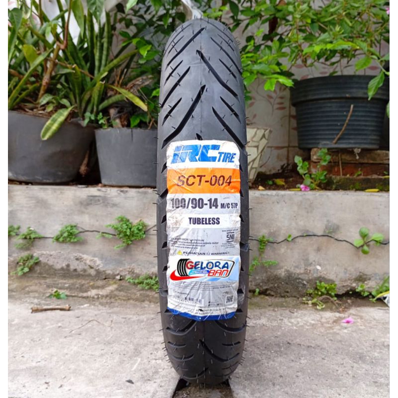 Ban Matic Tubeless IRC Sct-004 100/90-14 Ban Montor Ring 14 ban irc 100/90-14 ban matic 100/90-14 ba