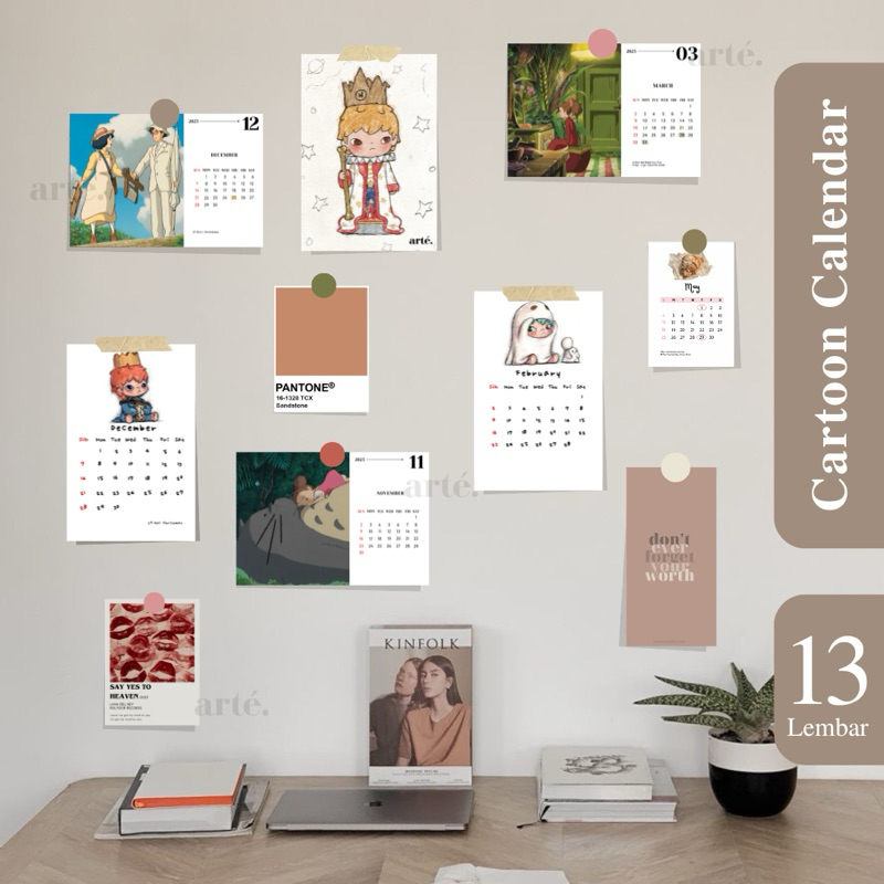 

[artè] 2025 CARTOON CALENDAR AESTHETIC | DAILY EDITION | KALENDER AESTHETIC | GHIBLI CALENDAR | HIRONO CALENDAR
