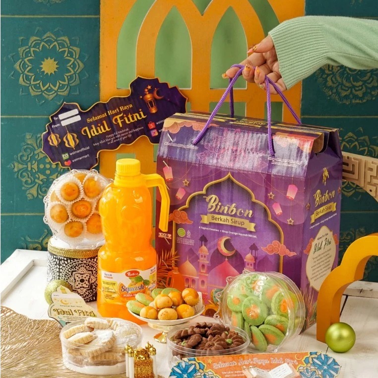 

KUE KERING LEBARAN / HAMPERS / BINBON BERKAH SIRUP