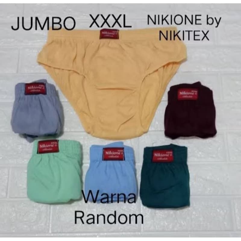 CD01 Celana Dalam Jumbo Pria XXXL Nikione by Nikitex