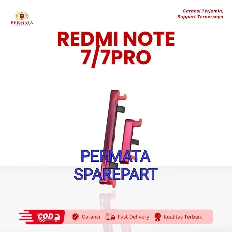 TOMBOL ON OFF + VOLUME XIAOMI REDMI NOTE 7 | REDMI NOTE 7 PRO | TOMBOL ON OFF | TOMBOL POWER | TOMBO