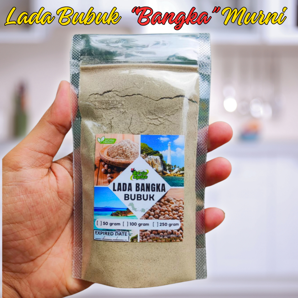 

Lada Bubuk bangka Murni tanpa campuran - Merica Bubuk Bangka aseli