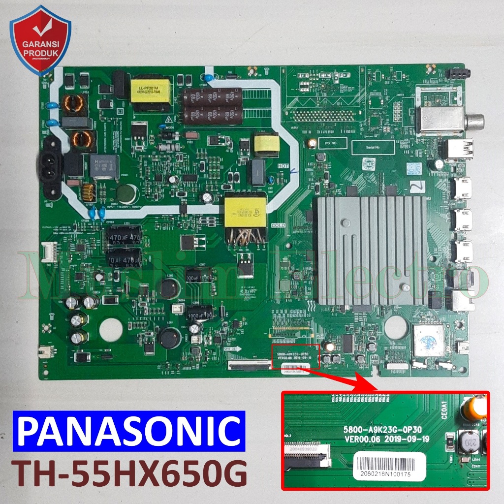 Mainboard TV LED Panasonic TH-55HX650G TH-55HX650 55HX650G 55HX650