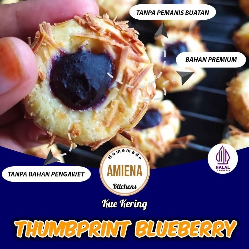 

KUE KERING THUMBPRINT BLUEBERRY by Amiena Kitchens
