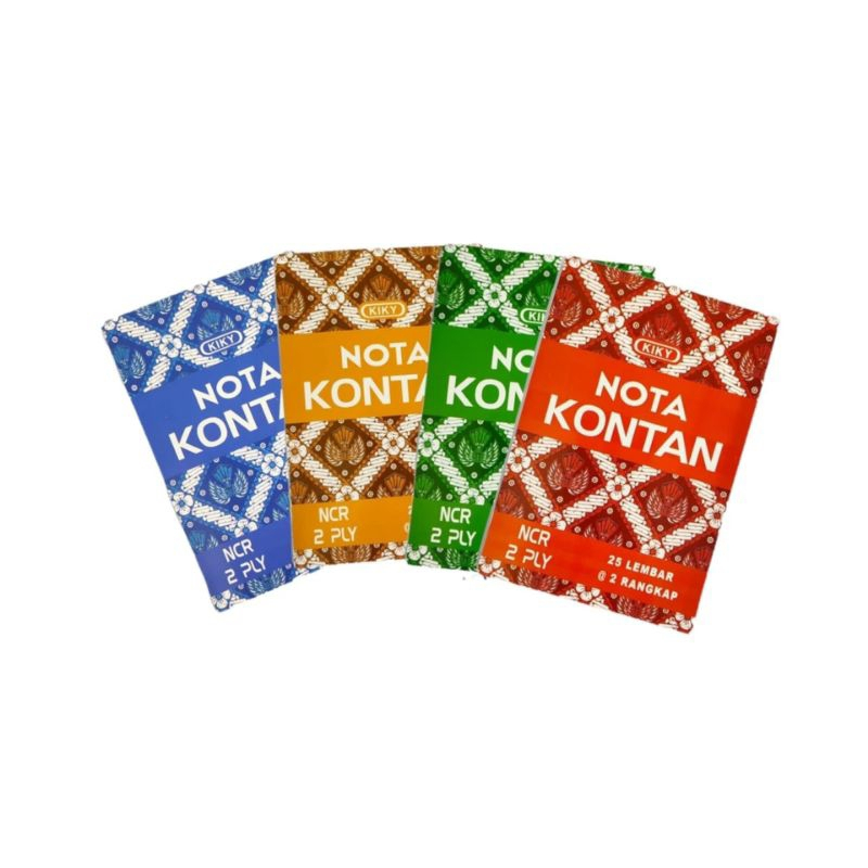 

Nota Kontan Kiky / 1ply / 2ply Ukuran Kecil / Besar