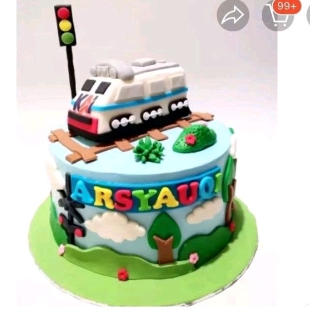 

Custom Cake Kereta Api Indonesia (KAI)
