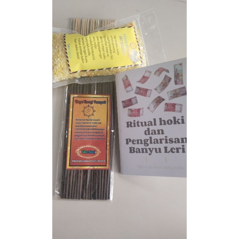 

Paket Beras kuning sri sedana pasupati untuk warung dagangan. bonus buku plarisan