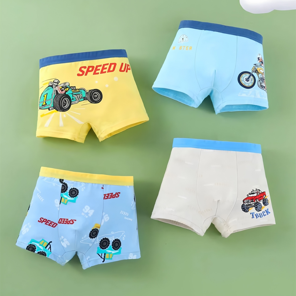 Celana Dalam Anak Laki Laki 12 Pcs Import Boxer Anak Laki Laki 2-14 Tahun Celana Dalam Anak Cowok 1 