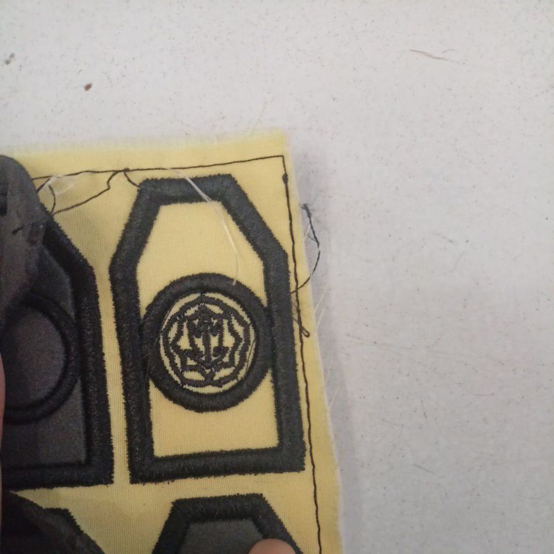 PANGKAT MONOGRAM SATPAM SECURITY TERBARU BORDIR TIMBUL
