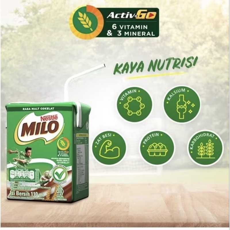 

Milo Activ Go Susu Coklat 110 ml