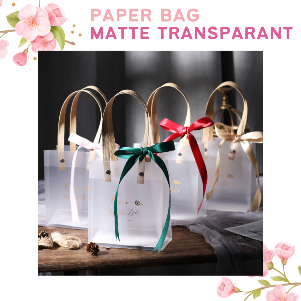 

Goodie Bag Hampers Matte Transparant