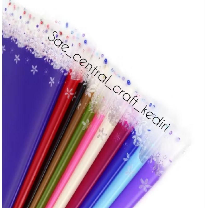 

FREE PACKING Kertas Buket Motif Kupu Waterproof Cellophane Colour Flower Wrapping Paper Cellopgane Kertas Buket Warna