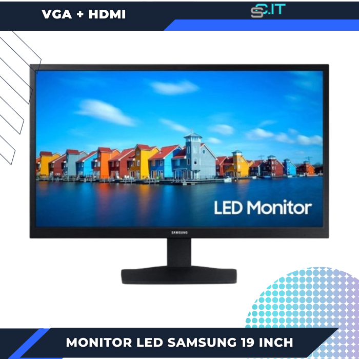 Samsung Monitor LED 19 Inch VGA + HDMI