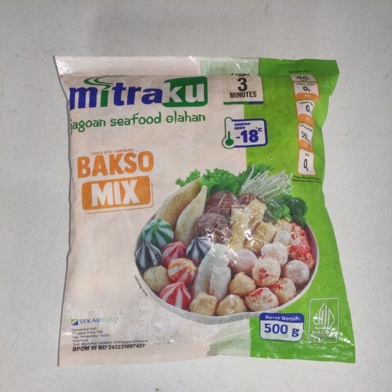 

MITRAKU Bakso Mix Olahan Ikan 500g