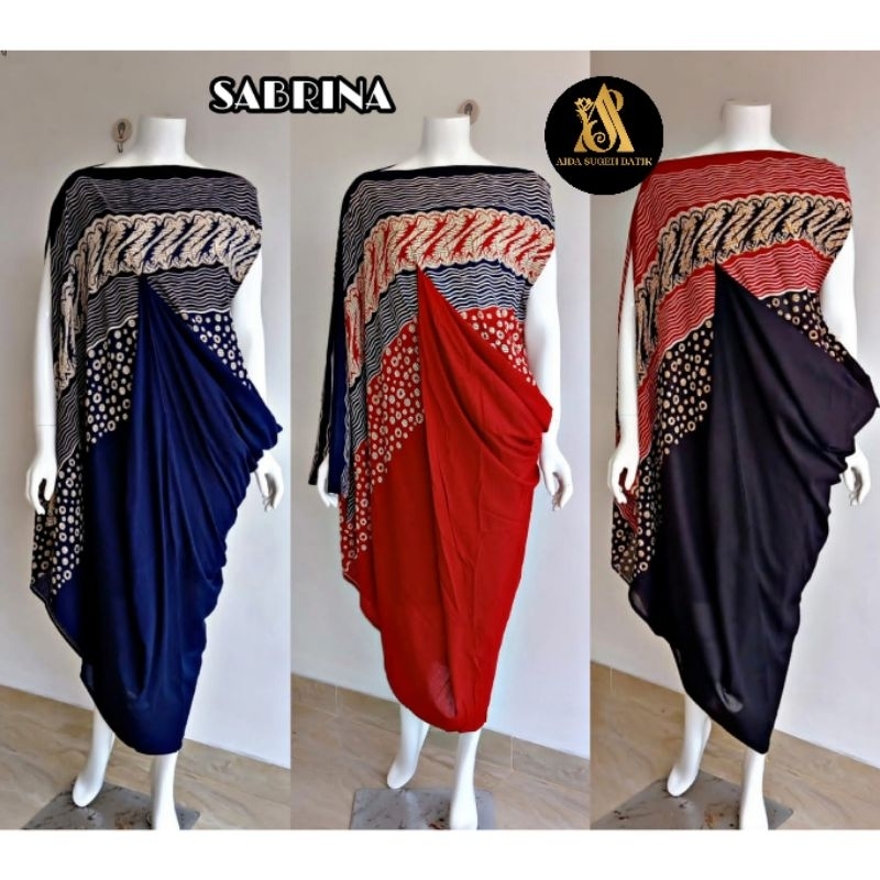 AIDA BATIK DRESS KAFTAN BATIK PARIS MODERN BAJU KONDANGAN