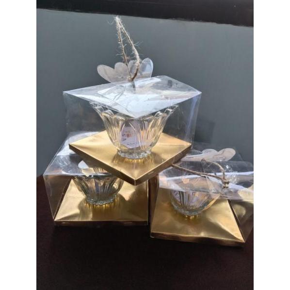 SOUVERNIR MANGKOK BUNGA KACA