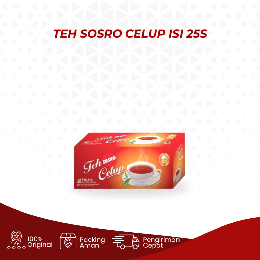 

Teh Celup Sosro isi 25 Kantong