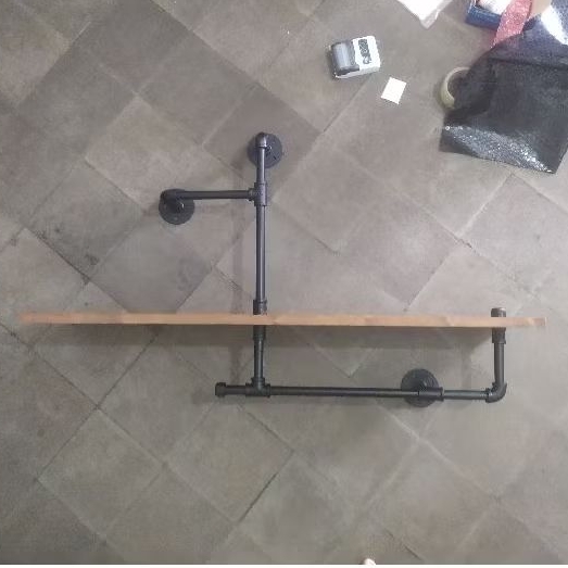 Rak Pipa  Industrial Rustic Vintage