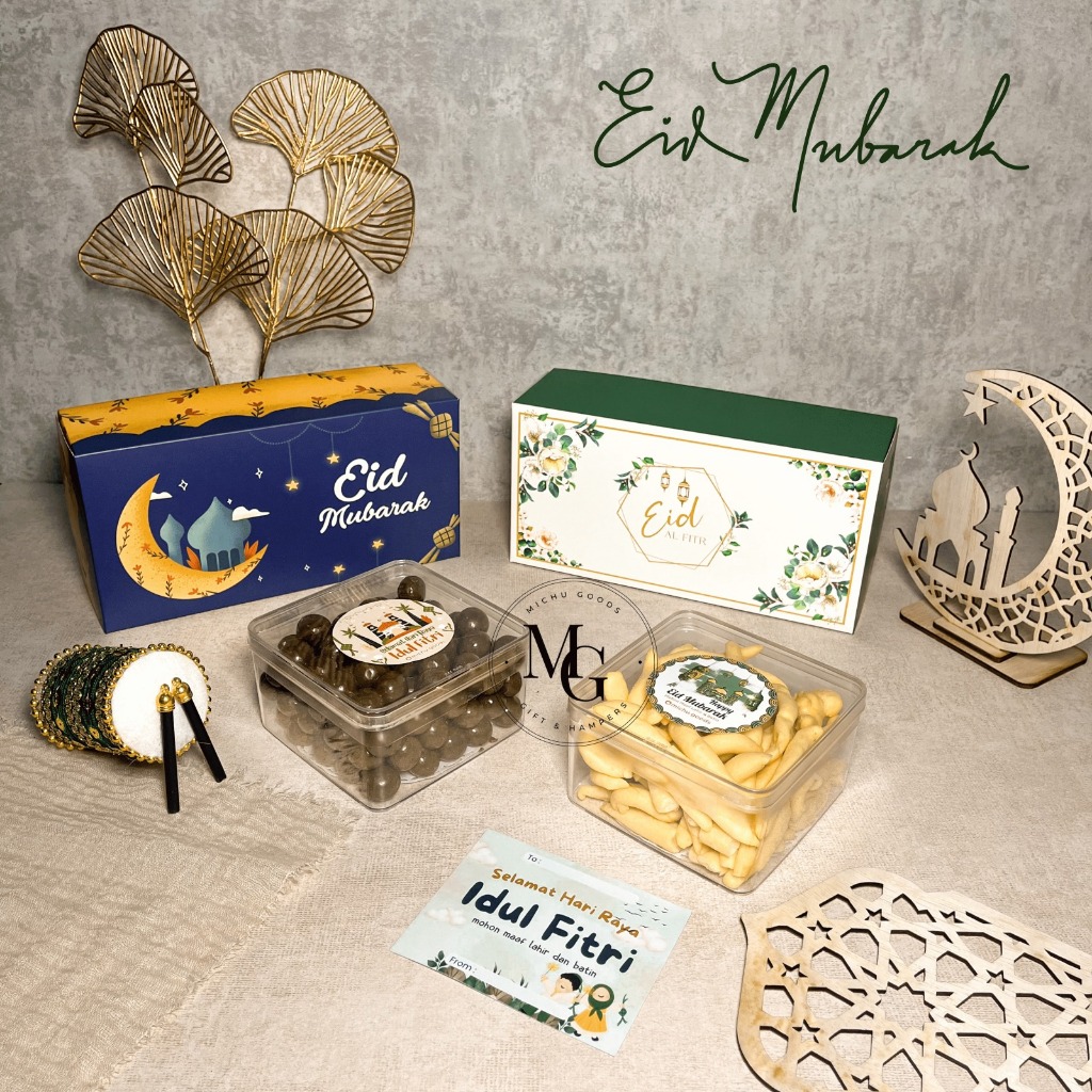 

[Ready Stock] Hampers Lebaran / Hampers Idul Fitri / Hampers Parcel Toples Eid Mubarak / Bingkisan Lebaran Ramadhan Mubarak