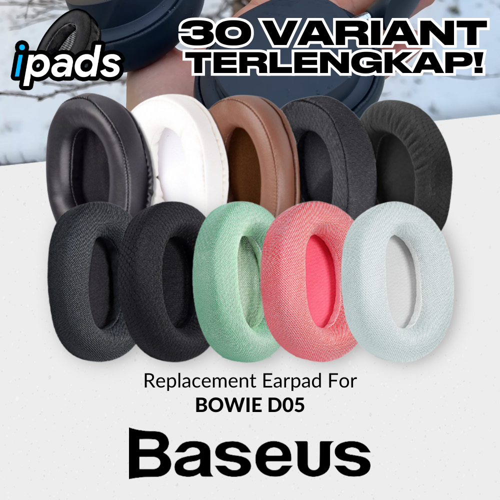 Earcup Earpad Ear Cushion Baseus Bowie D05 D-05 D 05 Bantalan Foam