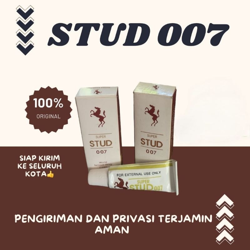 CREAM SUPER STUD 007 ASLI CREAM PRIA ORIGINAL HERBAL TRADISIONAL
