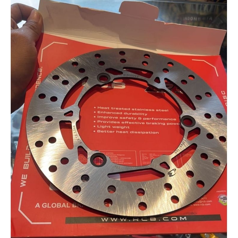 DISC BRAKE DEPAN RCB NMAX PIRINGAN CAKRAM DEPAN RCB NMAX DISC DEPAN NMAX UKURAN DISC 230MM ORIGINAL 
