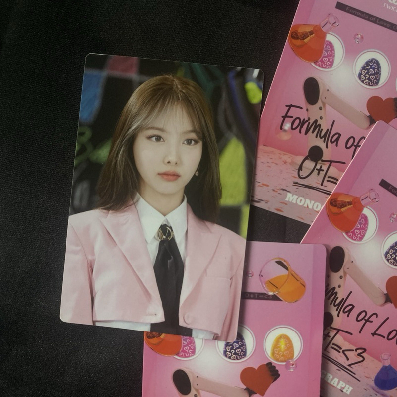 [ official ] photocard Twice Formula of Love Album Monograph O+T=<3 FOL Photo Card special Nayeon Je