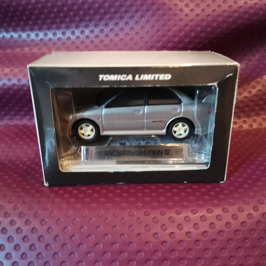Tomica Limited Lancer Mitsubishi Evolution IV Silver Evo 4 No Number