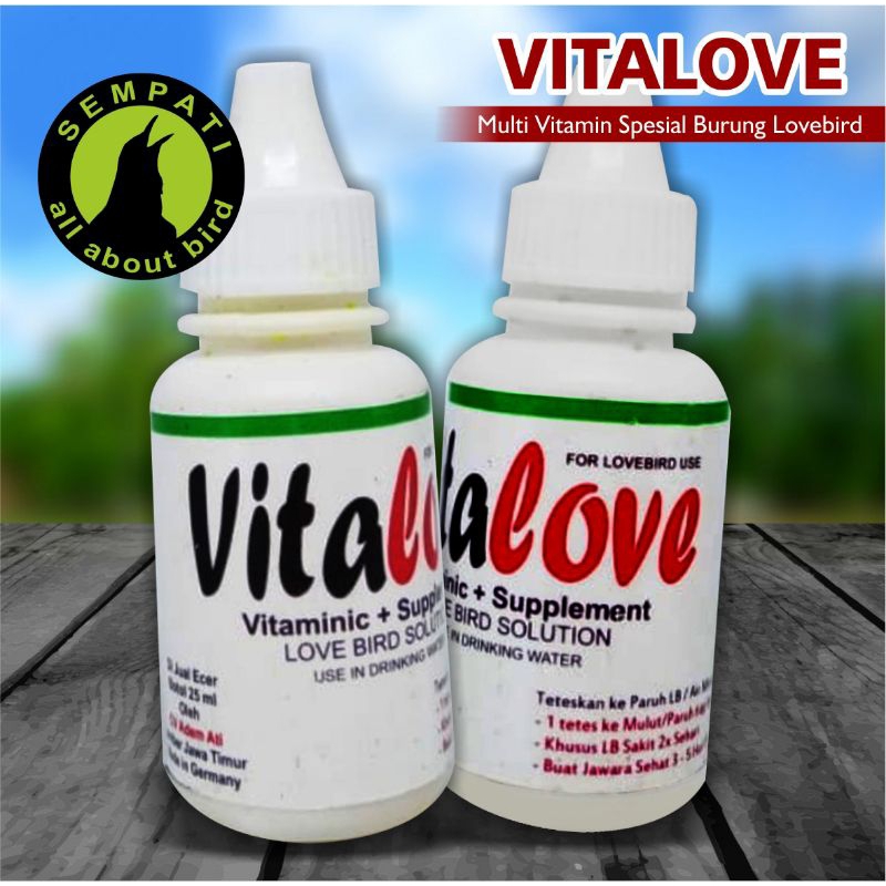 VITALOVE OBAT BURUNG SAKIT LESU SNOT OVER BIRAHI CACINGAN NYILET GANGGUAN PERNAFASAN UNTUK BURUNG LO