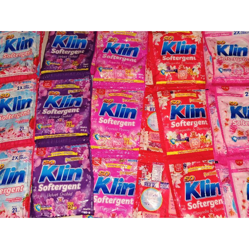 SO KLIN DETERGEN BUBUK 1 RENTENG (6 sachet x 43 Gram)