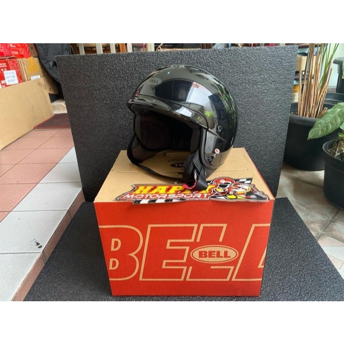 HELM HALF FACE Bell Scout Air Gloss Black