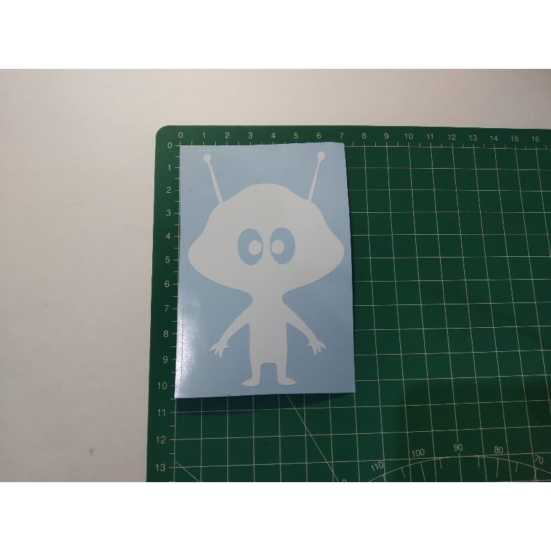 

stiker cutting allien