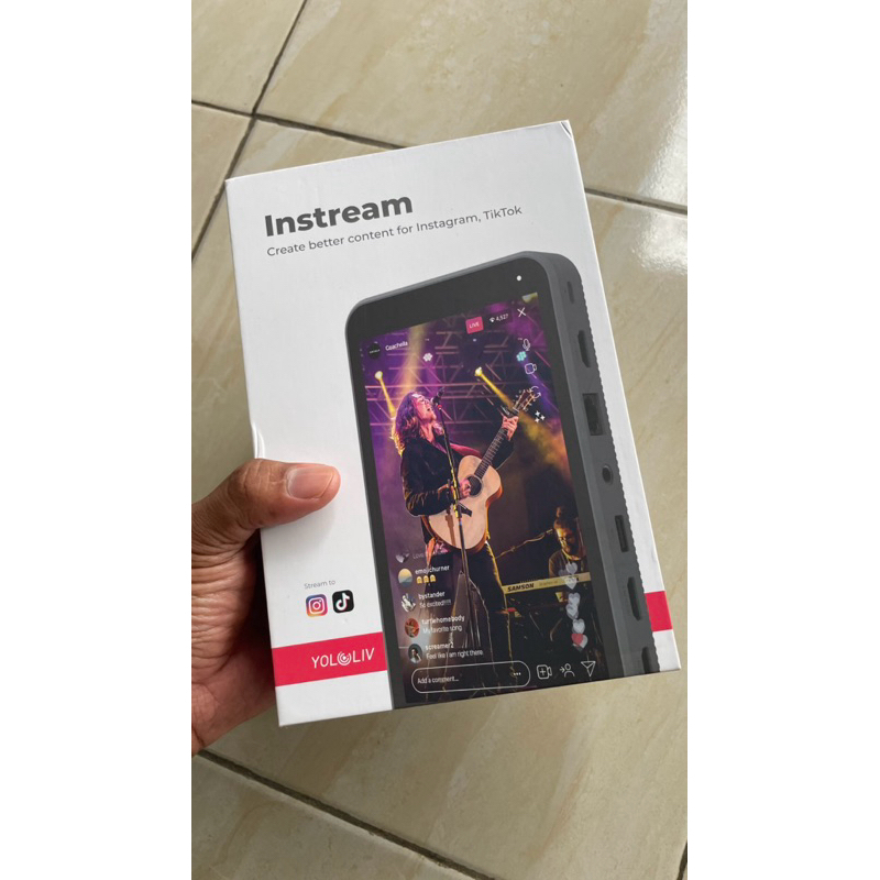 Yololive Instream Bekas review aja (Like new banget)