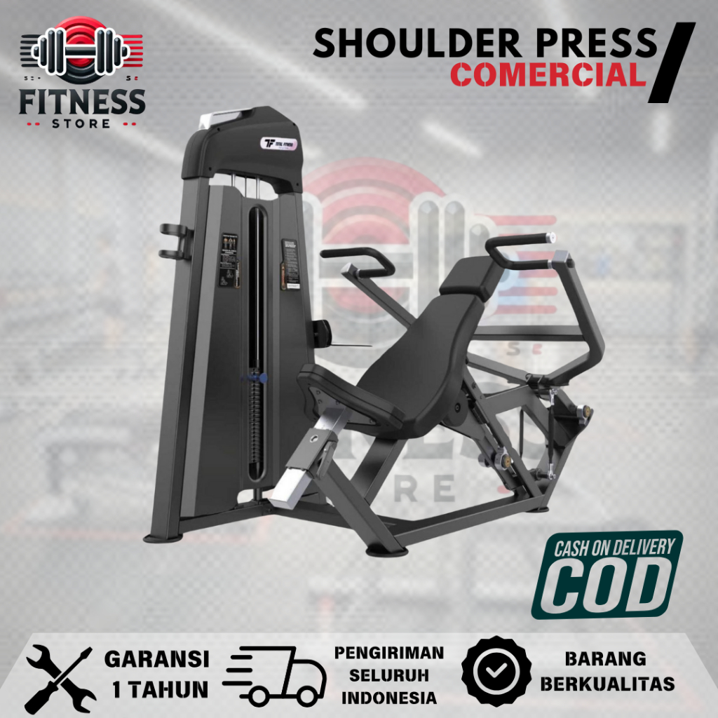 shoulder press comercial - gym komersial