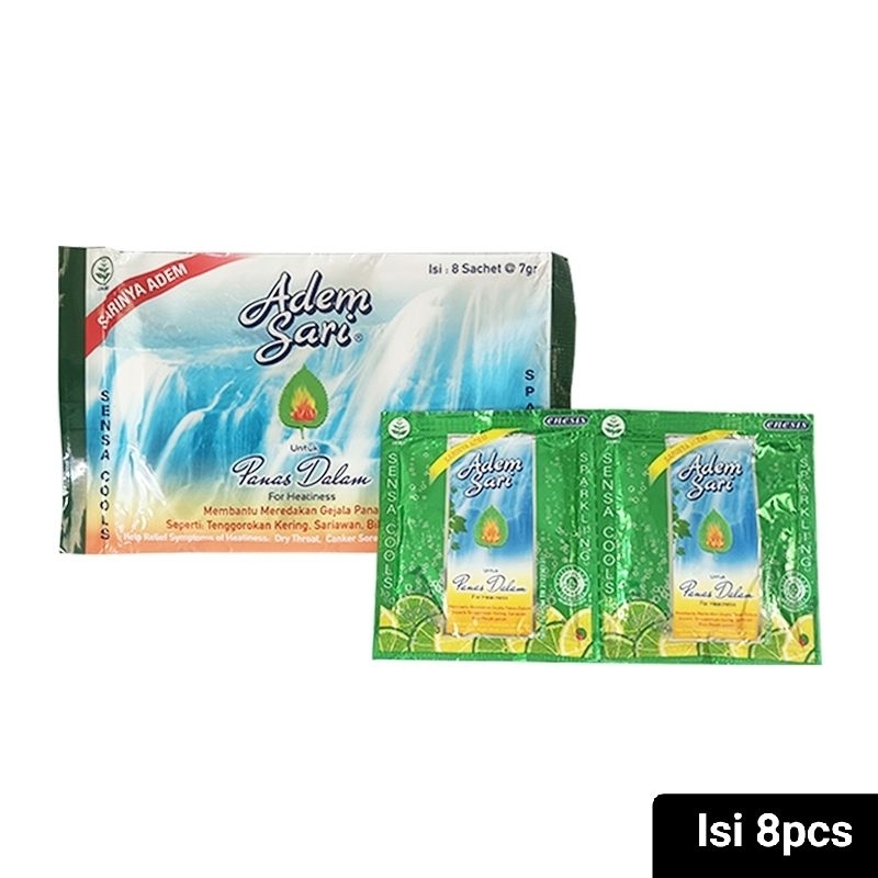 

Adem Sari Plastik Bag Isi 8 Sachet [ Minuman Pereda Panas Dalam ]