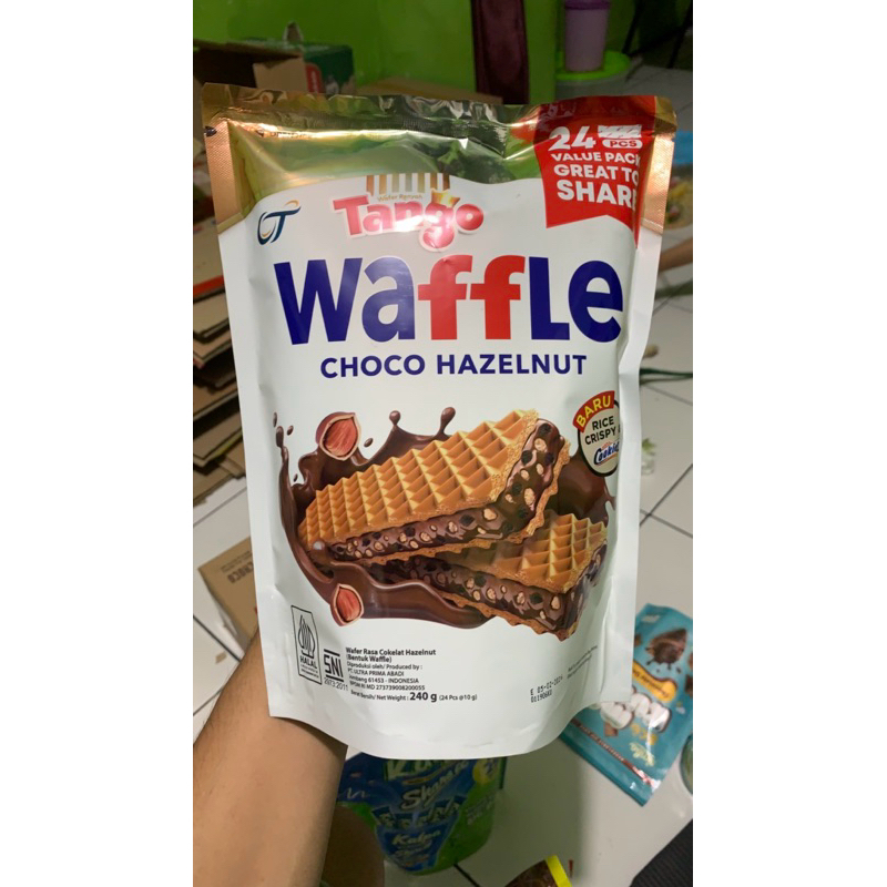 

Tango waffle Crunchy rasa choco hazelnut isi 24pcs