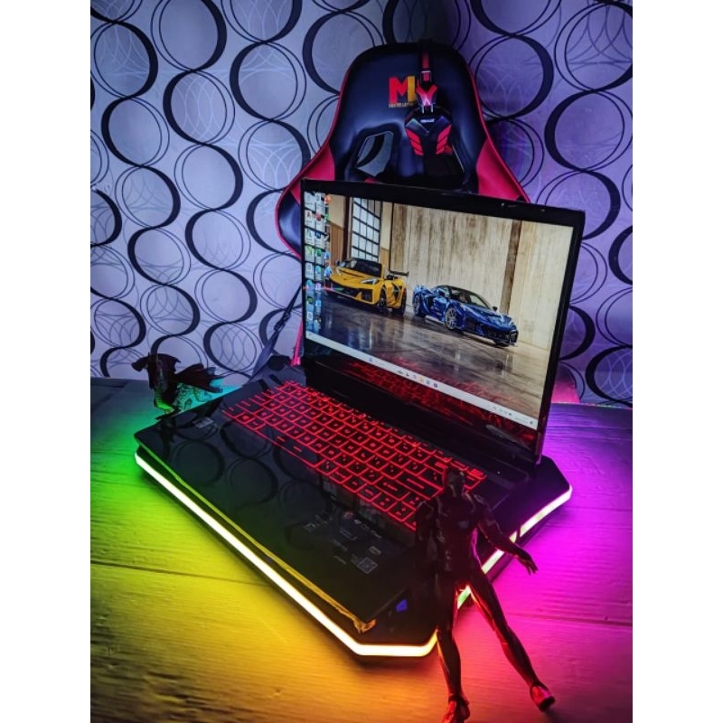 Laptop Gaming MSI GF65 Core i7 Ram 16/512gb Ssd Dual Vga Nvidia Siap Pakai Fitur Lengkap COD