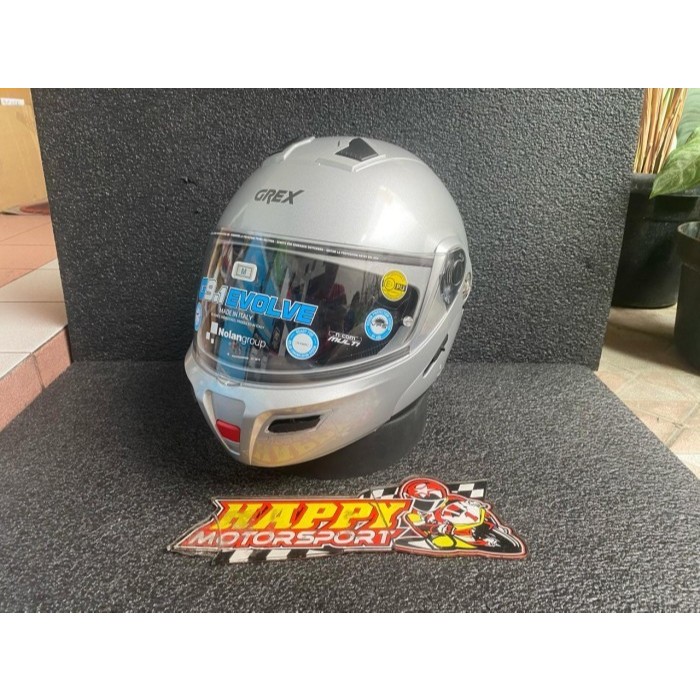 HELM MODULAR NOLAN GREX G9.1 EVOLVE KINETIC N-COM METAL SILVER