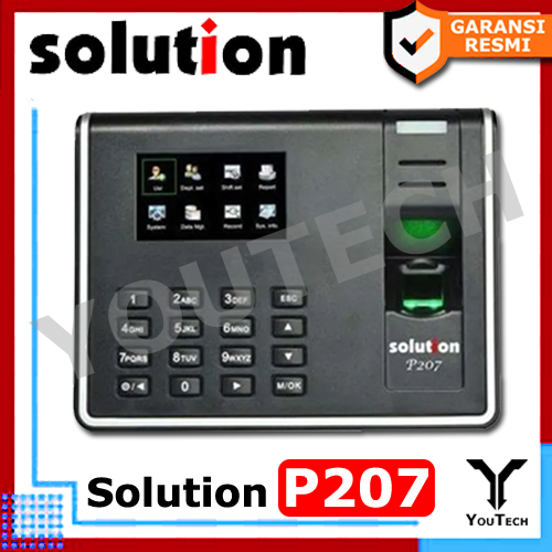 Solution P207 - Mesin Absensi Solution P207 - Fingerprint Solution P 207